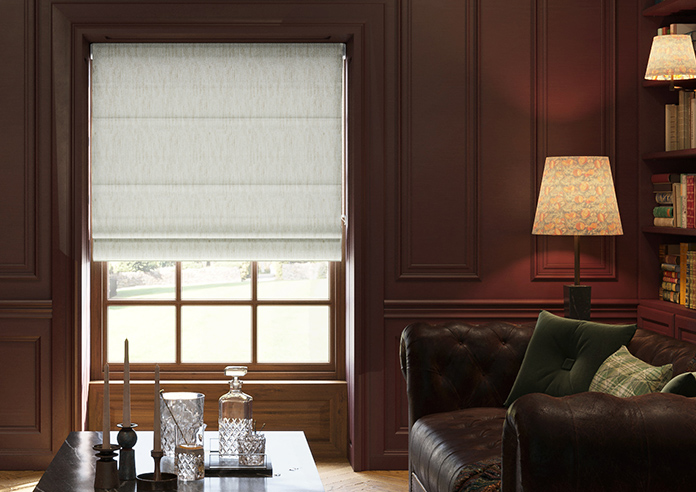 Culross (Blackout), Speckled White - Twist&Fit Roman Blind - Image 3